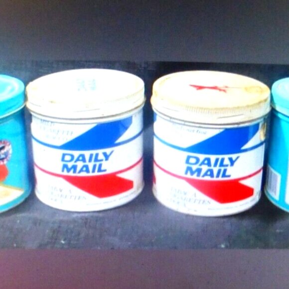 6x PLAYER'S Tobacco Tin & DAILY MAIL Tobacco Tin Collection Tobacciana - Picture 8 of 8
